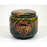 William Moorcroft for James Macintyre, a Cornflower screw top tobacco jar,