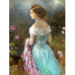Henry Whatley (1842-1902), Fairy Wandering in a Rose Garden