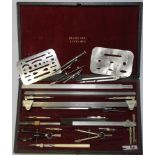HARLING OF LONDON CASED DRAWING INSTRUMENTS