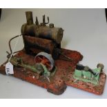 MAMOD STATIONERY MODEL STEAM ENGINE & 1 TOOL