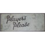 CANVAS BANNER PLAYERS PLEASE 7'6'X3'