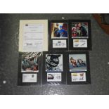 5 AUTOGRAPHED PHOTOGRAPHS - SPORTING DEL BOY