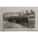 POSTCARDS - THE OLD BRIDGE (NANNY MOORE'S) BUDE, CORNWALL