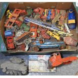 BOX OF TINPLATE TOYS