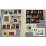 STAMPS - STOCKBOOK ART & PAINTINGS M/U