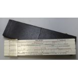 RADIAC SLIDE RULE ADMIRALTY RESEARCH LABORATORY