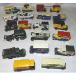 BOX OF MATCHBOX & LLEDO VEHICLES