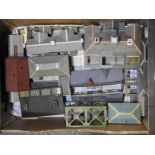 BOX CARD & PLASTIC OO GAUGE BUILDINGS