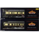 BACHMANN OO 2 COACHES BR CHOCOLATE/CREAM