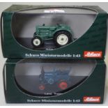 2 SCHUCO 1:43 MODEL TRACTORS