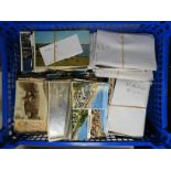 POSTCARDS - CRATE OF POSTCARDS