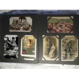 POSTCARDS - ALBUM INC WW1-2