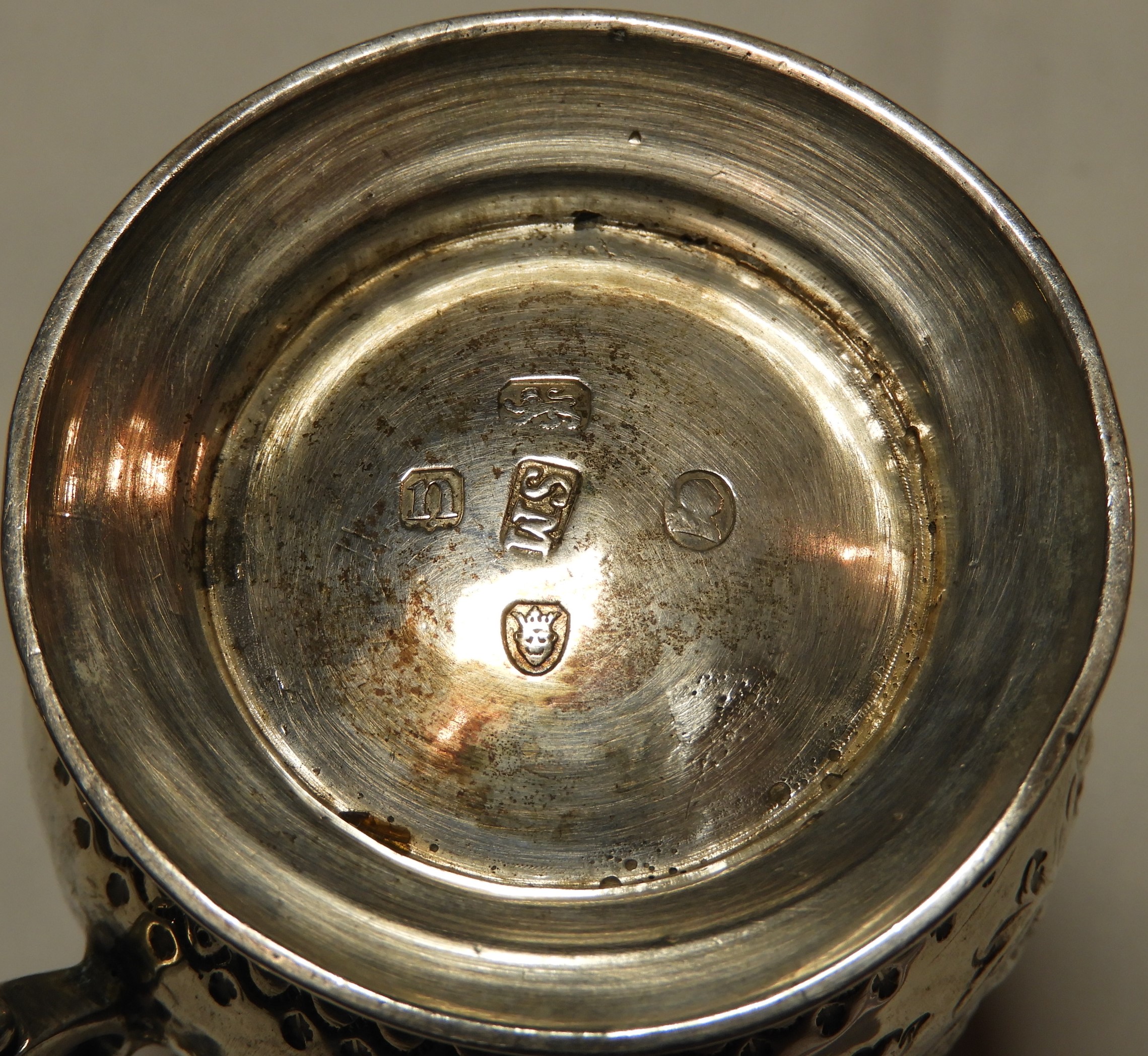 SILVER CHRISTENING MUG LONDON 1788 78.3G - Image 2 of 2