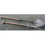 PEAT SHOVEL & THISTLE PULLER