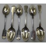 SILVER 6 TEASPOONS 152G