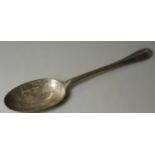 SILVER SERVING SPOON 72.9G