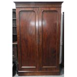 MAHOGANY WARDROBE WITH 1 INTERNAL DRAWER