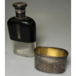 SILVER BASE 45.9G HIP FLASK