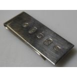 SILVER MONEY CLIP 14G