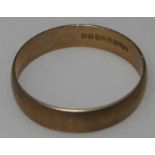 9CT GOLD BAND RING O-1.54G