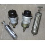 2 LUCAS STARTER MOTORS & 2 FIRE EXTINGUISHERS