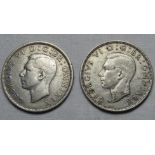 COINS - 1940 & 1943 HALFCROWNS
