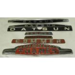 CAR BADGES THAMES, COMMER & DATSUN