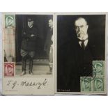 POSTCARDS - 2 J.G MASARYK PRESIDENT OF CZECHOSLOVAKIA