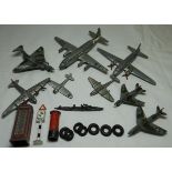 DINKY 8 AIRCRAFT & OTHER SMALL ITEMS