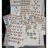 STAMPS- FOLDER OF LOOSE SHEETS