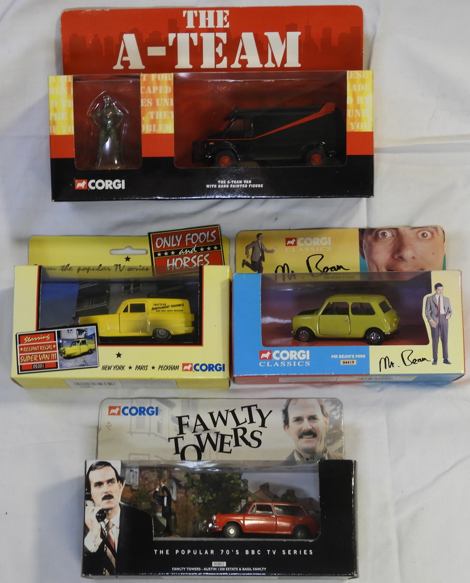 CORGI 4 T.V COMEDY VEHICLES