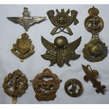 10 MILITARY BADGES