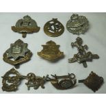 10 MILITARY BADGES