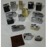 15 RONSON PETROL & GAS CIGARETTE LIGHTERS