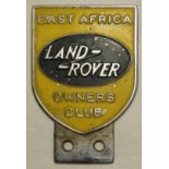 CAR BADGE LAND ROVER EAST AFRICA OWNERS CLUB