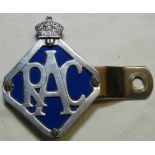 RAC CAR BADGE