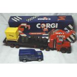 CORGI SCAMMELL TRUCK & LAND ROVER BOXED