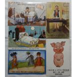 POSTCARDS - 5 EARLY 20TH CENTURY COMICAL INCLUDES HOLSWORTHY & BIDEFORD