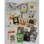 QUANTITY OF VINTAGE GREETINGS CARDS