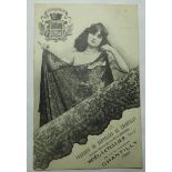 POSTCARDS - CHANTILLY LACE ADVERTISING