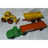 MATCHBOX SUPERKINGS K5 MUIRHILL TRACTOR & TRAILER & LONE STAR FLATBED LORRY