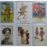 POSTCARDS - 6 WORLD WAR 1 COMICAL