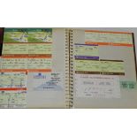 BOOK OF RAILWAY TICKETS