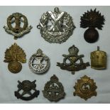 10 MILITARY BADGES