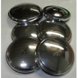 SET OF 4 AUSTIN CAR HUB CAPS & 2 OTHERS