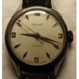 USSR POLJOT 16 JEWEL GENTS WRISTWATCH