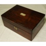 ROSEWOOD MOP SEWING BOX