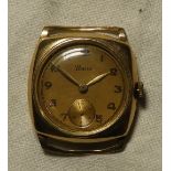 TIMOR 9CT GOLD 15 JEWEL WRISTWATCH