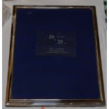 LARGE SILVER PHOTO FRAME