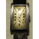 JUNGHANS 1940'S RECTANGULAR WRISTWATCH